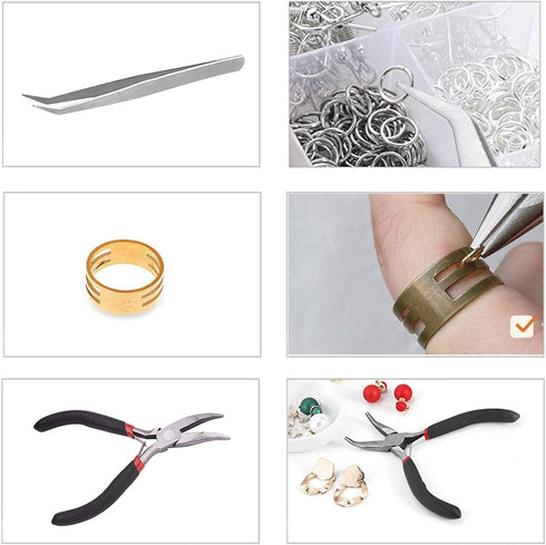 5 Colors Earring Hooks Kit Hypoallergenic Ear Wires and 1000pcs Jump Rings for Earrings Making Jewelry Making Findings...