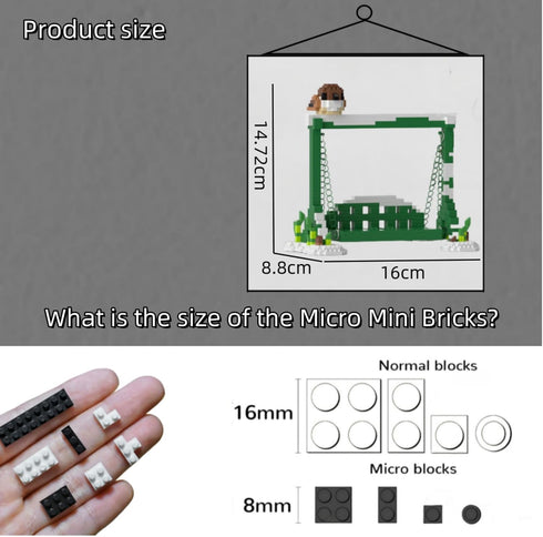 Mini Building Blocks Panda Sets Cute Micro Mini Panda Building Bricks for Adults Micro Nano Bricks Perfect Party Favors for Teenagers. (480 PCS)...