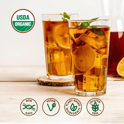 Super Organics Awake Black Tea Pods With Superfoods & Probiotics Keurig K-Cup Compatible Energy, Revitalizing, Refreshing Tea USDA Certified Organ...