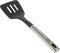 Oster Baldwyn 13" Slotted Nylon Turner Spatula - Black w/Stainless Steel Handle...