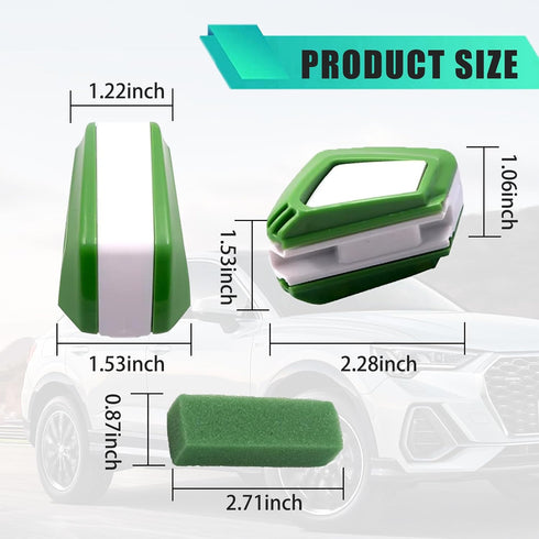 1 PC Car Front Windshield Wiper Repairer, Wiper Sharpener for Quick and Easy Repair, Portable Easy-to-Hold DIY Smart Repair Tool with Cleaning Spo...