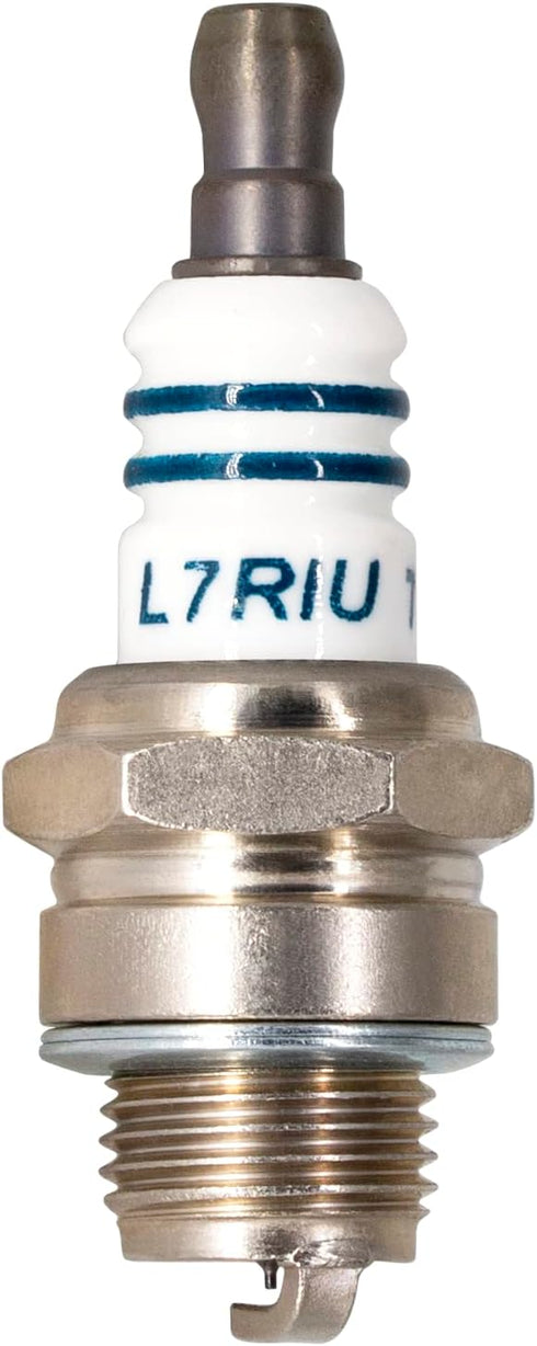 TORCH L7RIU Iridium U-Groove Spark Plug Replace for NGK BMR7A BM7A Spark Plug, for CHAMPION 858/CJ6 852/RCJ6 Spark Plug, for Autolite 3345, for Br...