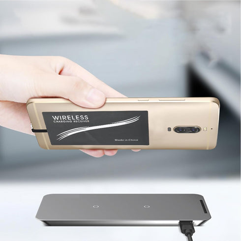 2PCS Thin Wireless Charging Receiver, Universal Type C Wireless Charger Adapters, Charger Adapter for All Cell Phone Models...