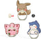 ZOSTLAND 3PCS Fairy Fat Monster Phone Ring Universal 360°Adjustable Phone Case Finger Stand Holder Desk Stent Mount Car Hook Compatible with All i...