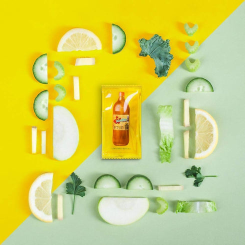 "Valentina Mexican Hot Sauce Picante Salsa Made From Chili Peppers Perfect For Chips Fast Foods Lunch Snacks or More 50 Packets of 0.3 Oz. (8 gram...