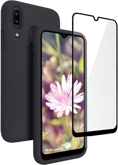 for Samsung Galaxy A20/A30 Slim Gel Case - Full Body Protection, Shockproof, Drop Protection (Black)...