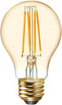 GE Lighting Vintage Style LED Light Bulbs, 6 Watts (60 Watt Equivalent) Warm Candle Light, Amber Glass, Medium Base, Dimmable (2 Pack)...