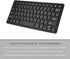 Yoidesu Mini Wired Keyboard, Thin Full Size USB Wire Corded Keyboard,Portable 78 Keys USB Multimedia Game Office Keyboard, Suitable for PC, Comput...