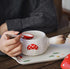 Mushroom Spoons - Asian Ceramic Soup Spoon Set of 2, Safety Ceramics - Use for Noodle, Dessert, Breakfast, Soup....
