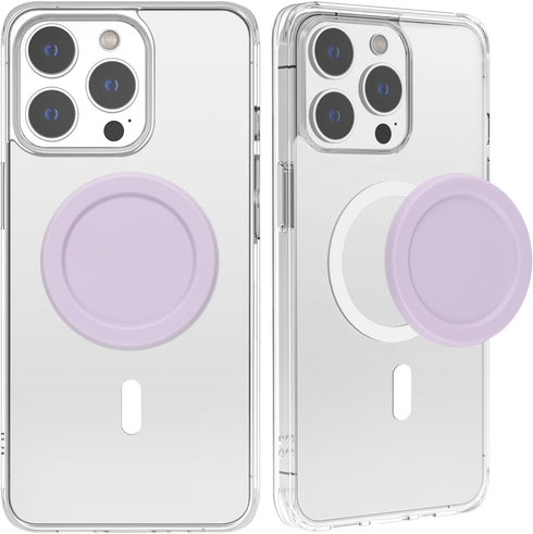 metisinno Magnetic Base Basic Compatible with PopSocket Phone Grips and iPhone MagSafe Cases, Purple...