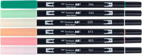 Tombow Dual Brush Pen Set, Just Peachy 6...
