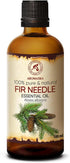 Fir Needle Essential Oil 3.4 Fl Oz (100ml) - 100% Pure & Natural - Freshen Rooms - Home Fragrances - Fresh Aroma - Fir Essential Oils...