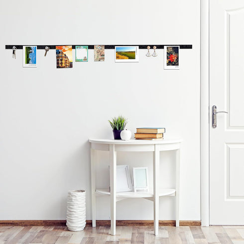 94" x 1" Felt Bulletin Bar Strips Extra Long Self Adhesive Damp Proof Break Proof Felt Board Bar Strips 0.3 Inch Thick for Walls Cubicle Office De...