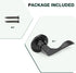 GOBEKOR 1 Pack Right-Handed Door Levers Black Dummy Lever Door Handle Closet Door Handles for Pantry Non-Turning Lock for Hall Closets...