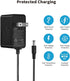 Tonton 12V 1A 10ft AC/DC Long Power Supply Adapter Cord 12W Wall Charger AC 100V-240V to DC 12 Volt with 8 Tips for LED Strip Light, CCTV Camera, ...