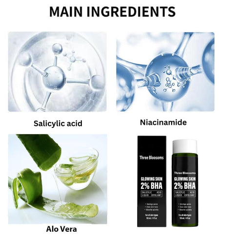 2% BHA Liquid Salicylic Acid Exfoliant | Skin Perfecting Salicylic Acid Liquid Exfoliant Serum | Facial Exfoliant for Blackheads, Enlarged Pores, ...