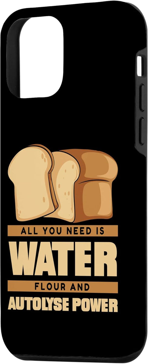 iPhone 12 mini Water Flour And Autolyse Power Bread Dough Lover Bread Baker Case...