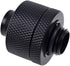 Alphacool 17264 Eiszapfen 16mm HardTube Compression Fitting G1/4 - knurled - deep Black Water Cooling Fittings...