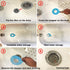 2PCS Bathtub Stopper Hair Catcher Kit, Bathtub Drain Strainer, Tub Stopper Plug Cover, Sink Filter, Silicone Drain Stopper for Bathroom, Laundry (...