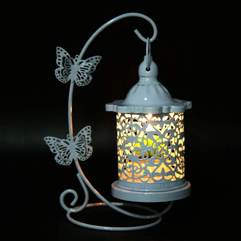 Yosoo Bird Cage Shape Candlestick, European Household Candlesticks Hollow Candle Holder Hanging Decoration, Home Bedroom Decor, 9.4x5.7in...