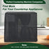 Coffee Machine Dustproof Cover, Universal Waterproof Shield for Countertop Appliances in Home, Garage and Office, Black...