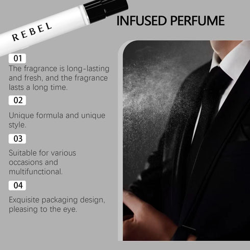 Rebel by Alloura for Men, Rebel Pherom one Cologne for Men, Alloura Pherom one Cologne for Men, Rebel Mens Cologne Long Lasting Fragrance (2 Pcs)...