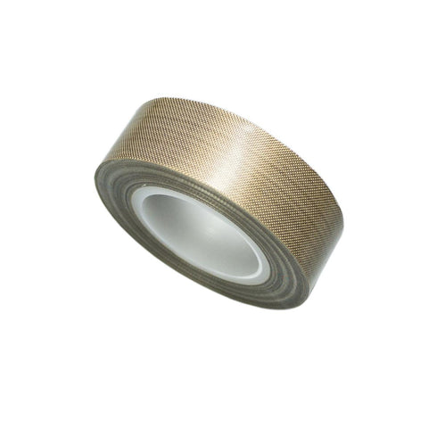 PTFE Coated Fabric Tape Teflon Adhesive Tape High Temperature Vacuum, Hand and Impulse Sealers Machine Sealing Tape 0.18mm Thick (19mm-5M)...