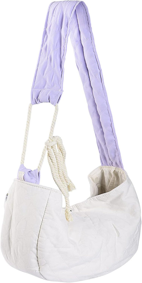 Cat Carrier Small Dog Sling Carriers Hands Free Soft Reversible Pet Travel Bag Cozy Pouch and Tote Bag for Pets, Cats, Small Dogs Puppy Backpack f...