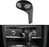 Gear Shift Knob Cover Trim ABS Plastic, Carbon Fiber, Compatible with Audi A6L 2005-2011, Q5 A4L 2009-2012, A5 2008-2010, Q7 2006-2012...