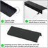 10 Pack Black Finger Pulls for Cabinets 76mm/3inch Hole Centers, Modern Edge Pulls Kitchen Cabinet Handles Drawer Tabs Pull Hardware Aluminum...