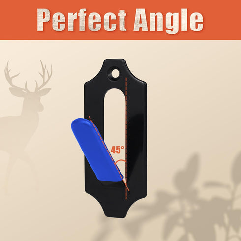 6 Pack European Mount Skull Hanger Deer Skull Mount for Deer Mule Antelope Coyote and Small Game Animals with Silicone Protector Blue...