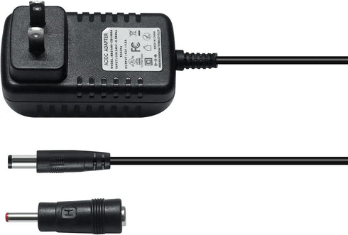 12V 1A Power Supply Adapter AC to DC Plug 5.5mm x 2.5mm 3.5mm x 1.35mm Wall Charger Replacement 4ft Power Cord Input 100-240V 50-60Hz Output 12 Vo...