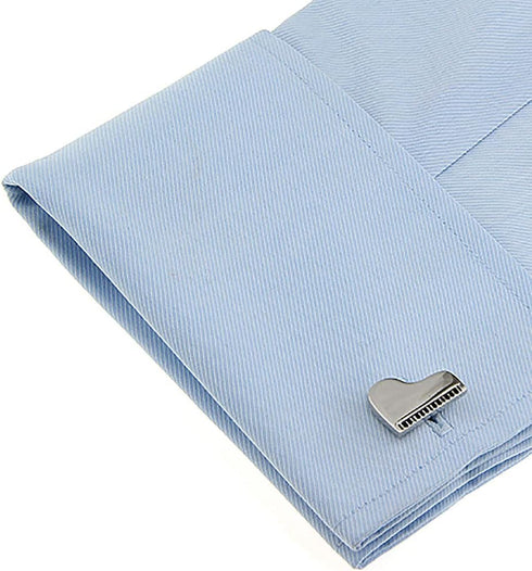 Piano with Enamel Keys Pair Cufflinks...