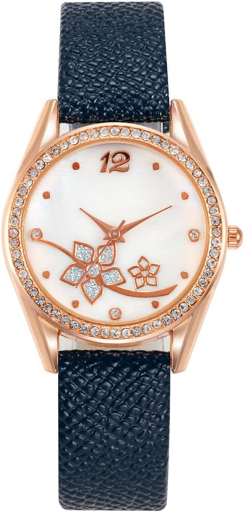 CdyBox Wholesale PU Leather Strap Watch 6 Pack Mother Day Gift Bling Rhinestone Ladies Women Watches...