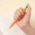 4 Pcs Mechanical Pencils 0.5mm Cute Carrot Mechanical Pencil Kawaii Cartoon Carrot Pencils Office School Pencil for Kids Students Girls Women Boys...