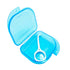 Orthodontic Retainer Case with Vent Holes - Transparent Blue...