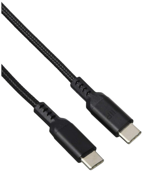 Monoprice Stealth Charge and Sync USB 2.0 Type-C to Type-C Cable - 3 Feet - Black (3-Pack) Up to 3A/60W......
