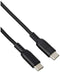 Monoprice Stealth Charge and Sync USB 2.0 Type-C to Type-C Cable - 3 Feet - Black (3-Pack) Up to 3A/60W......