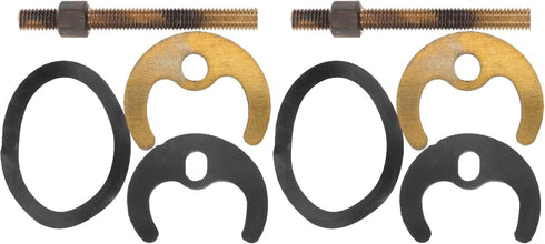 HEMOTON 2 Sets Horseshoe Mounting Accessories Kitchen Faucet Installation Kit Faucet Fixing Fitting Set Washers Sink Faucet Bracket for Repairing ...