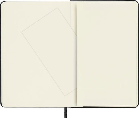 Moleskine Classic Notebook, Hard Cover, Medium (4.5" x 7") Plain/Blank, Black, 208 Pages...