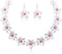 Flyonce Prom Jewelry Daisy Flower Necklace with Earrings Set for Women, Movie Doll Cosplay Jewelry Set Dress Up Accessories for Prom Dress...