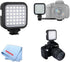 Universal Mini Portable Rechargeable USB LED Light for DSLR Cameras with Micro USB Cable for Nikon, Canon, Panasonic, Sony, Olympus, Fujifilm, Pen...