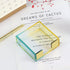 Acrylic Sticky Notes Dispenser Stylish Double Colors Memo Pads Holder Desk Organizer for 3×3 Inches Sticky Note Pads (DC-1)...