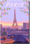Paris Fridge Magnet France Vintage Poster Eiffel Tower Refrigerator Door Magnet Travel Souvenir......