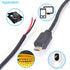 5PCS Micro USB Cable 2 Wire USB Pigtail Cable Micro USB Male to Open-end Cable 30cm 12inch 22AWG 5V 3A DIY Power Charge Cable W/Quick Wire Cable C...