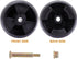 CY CHAOYA 4 Deck Mower Wheels Kit for Replaces 734-04155 Toro 112-0677 72-025 210-275 5" Deck Wheels with Shoulder Bolts Locknuts Pack of 4...
