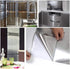 17.7''x197''Silver Wallpaper Stainless Steel Contact Paper Metallic Silver Peel and Stick Waterproof Removable Wallpaper for Kitchen Appliances Co...