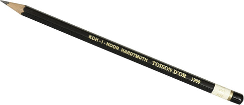 Koh-I-Noor Toison d'Or Graphite Pencil, 6B Degree, 2 Pack (FA1900.6BBC)...