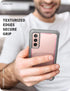 i-Blason Ares Series Case Designed for Galaxy S21 5G (2021 Release), Rugged Clear Bumper Case Without Built-in Screen Protector (Pink)...