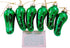 Christmas Pickle Ornament Pack Blown Glass Tree Decoration Gift Boxed, Set of 6...